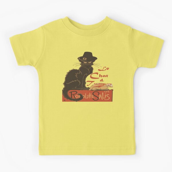 Le Chat Noir D Amour With Ethnic Border Kids T Shirt By Taiche Redbubble