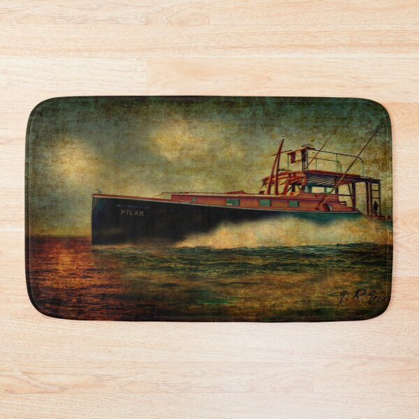 Item preview, Vintage Ernest Hemingway Pilar Boat in Key West designed and sold by artBeatandSoul.