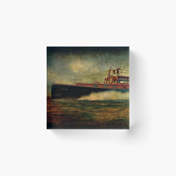 Item preview, Vintage Ernest Hemingway Pilar Boat in Key West designed and sold by artBeatandSoul.