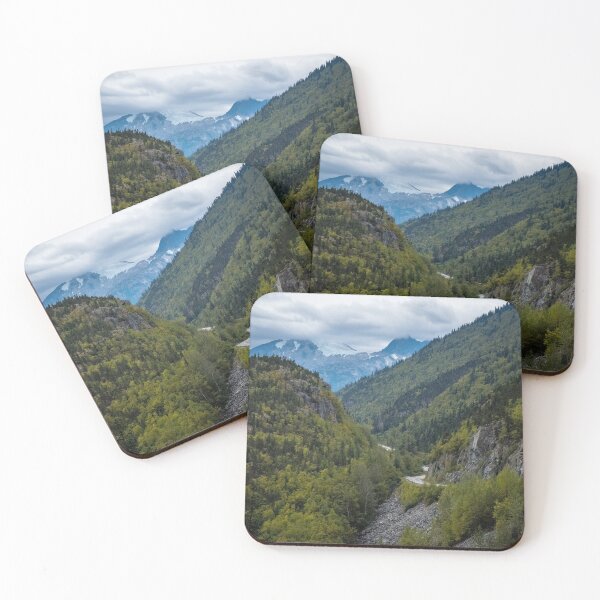 Item preview, Scenic mountain road in Alaska along the White Pass railway designed and sold by VadimK.