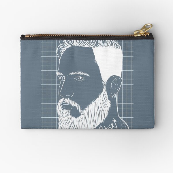 XcentricGemini - Real white lines Zipper Pouch