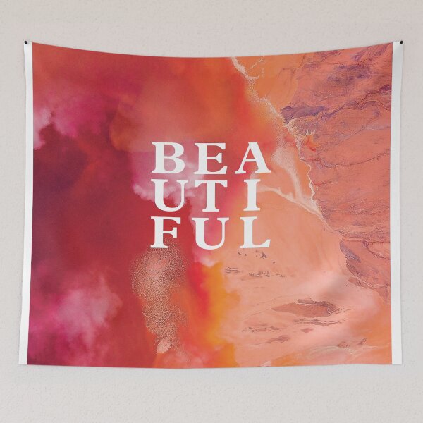 Item preview, Beautiful - Pink and Orange designed and sold by AprilSLDesigns.
