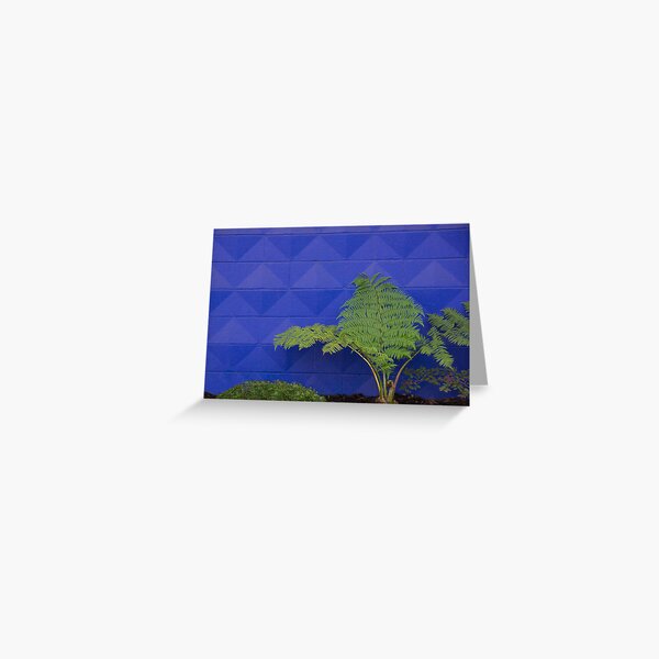 Purple Traffic Stop Greeting Card