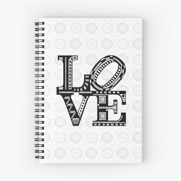 Item preview, AMOR simple: negro, blanco, gris designed and sold by ReviveMind.