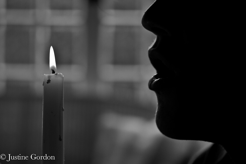 "Blowing out the candle" by Justine Gordon Redbubble