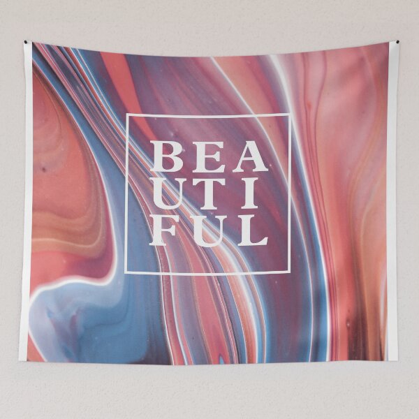 Item preview, Beautiful - Pink and Blue Paint designed and sold by AprilSLDesigns.