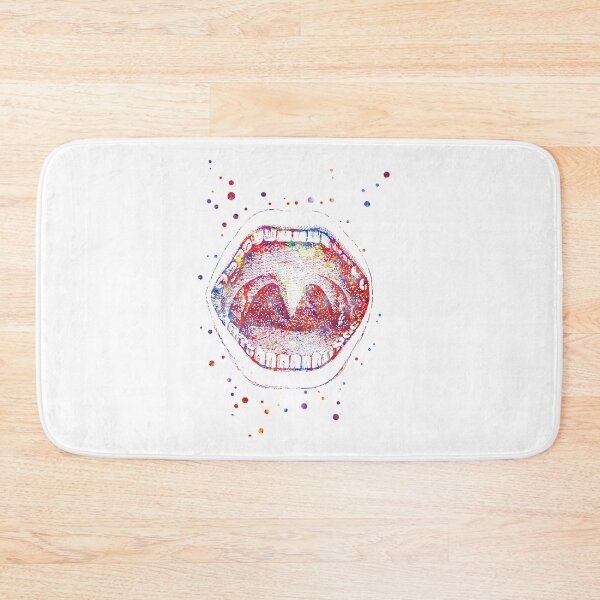 Item preview, Mouth, mouth anatomy, human mouth, watercolor mouth designed and sold by Rosaliartbook.