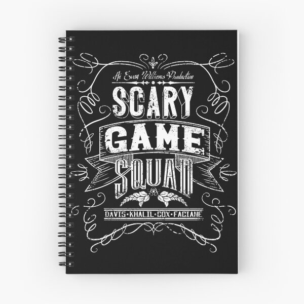 Item preview, Scary Game Squad Logo (Official) - White designed and sold by Dandimator.