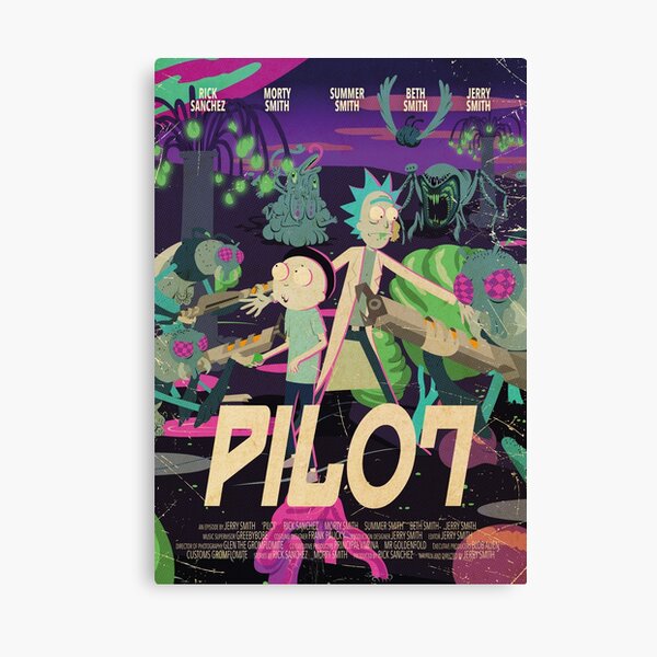 Rick and Morty - Pilot Poster Canvas Print