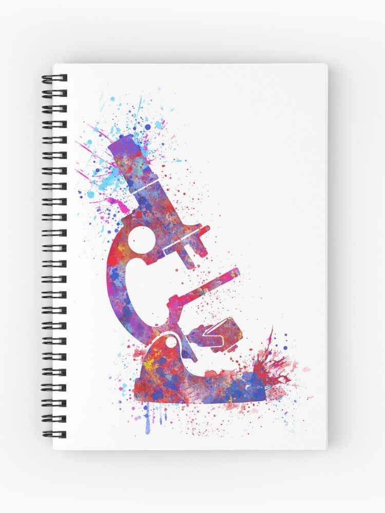 Cuaderno de espiral «Microscopio» de Rosaliartbook | Redbubble