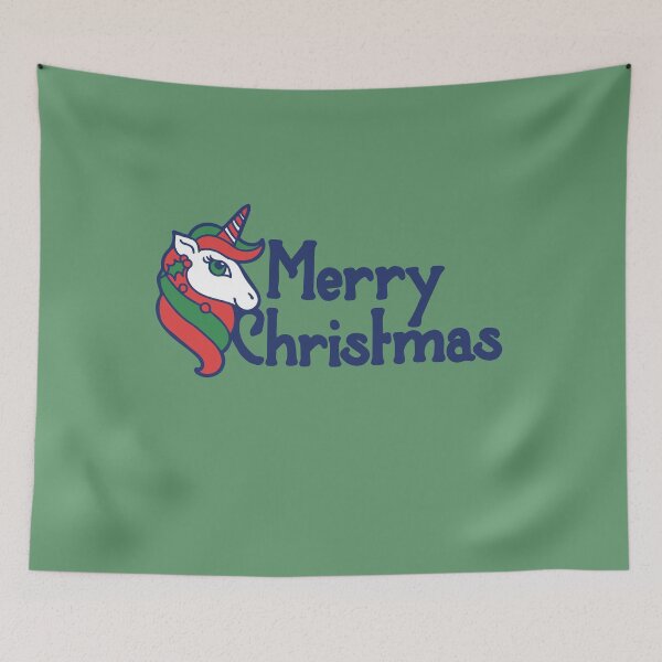 Artikelvorschau, Merry Christmas Unicorn entworfen und verkauft von FrictionMaxxing.