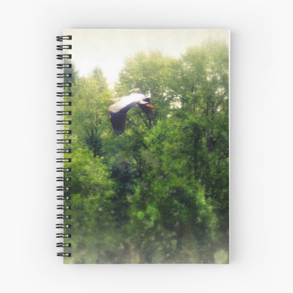 Item preview, Great Blue Heron Flying Past the Trees Above Trojan Pond designed and sold by Dawna Morton.