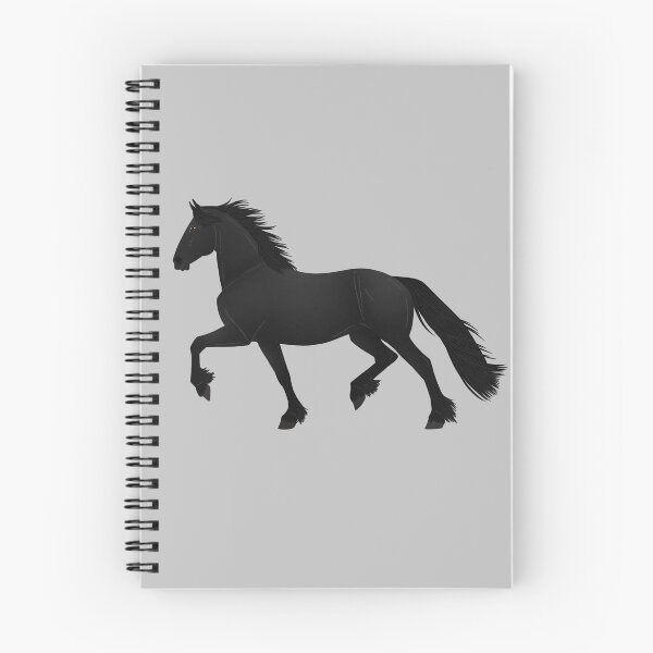 Item preview, Trotting Friesian - Equine Rampaige designed and sold by equinerampaige.