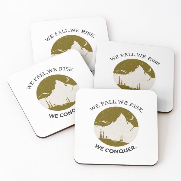 Item preview, We Fall.We Rise.We Conquer designed and sold by jaslee125.