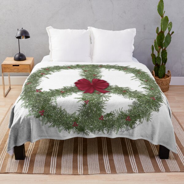 Item preview, Evergreen Peace Wreath designed and sold by Stacy Mitchell.