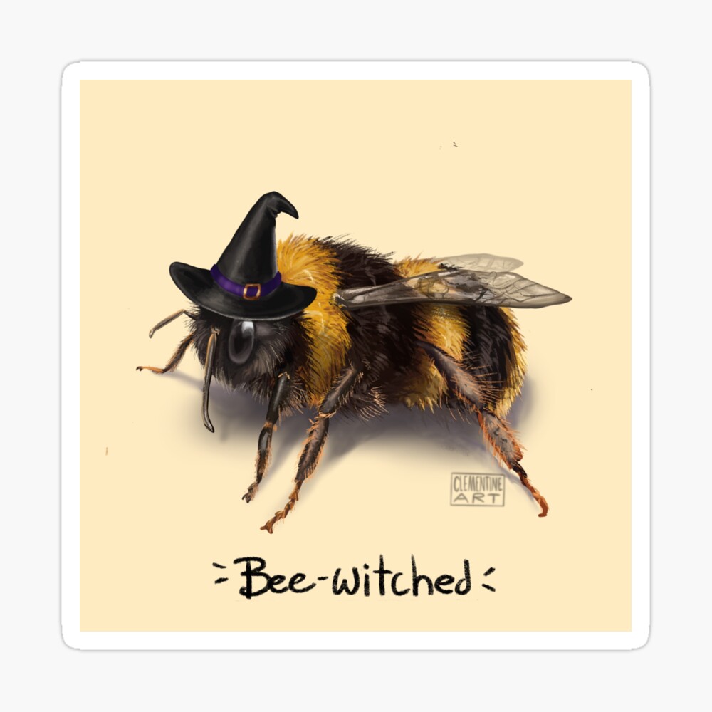 Witch Bumblebee Bee-witched Photographic Print for Sale by  clementine-art | Redbubble