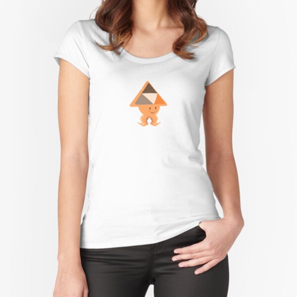 Peertube's mascot Fitted Scoop T-Shirt