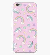Vinilo o funda para iPhone Patrón de sueño de unicornio