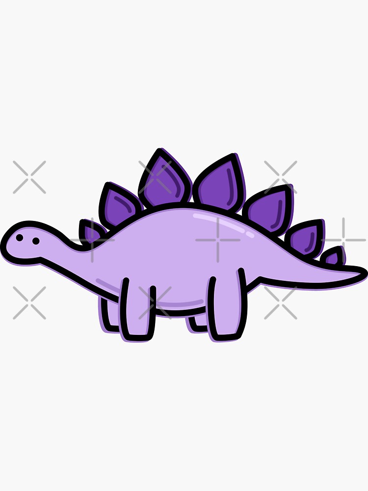 Kawaii Dinosaur Sticker for Sale by peppermintpopuk