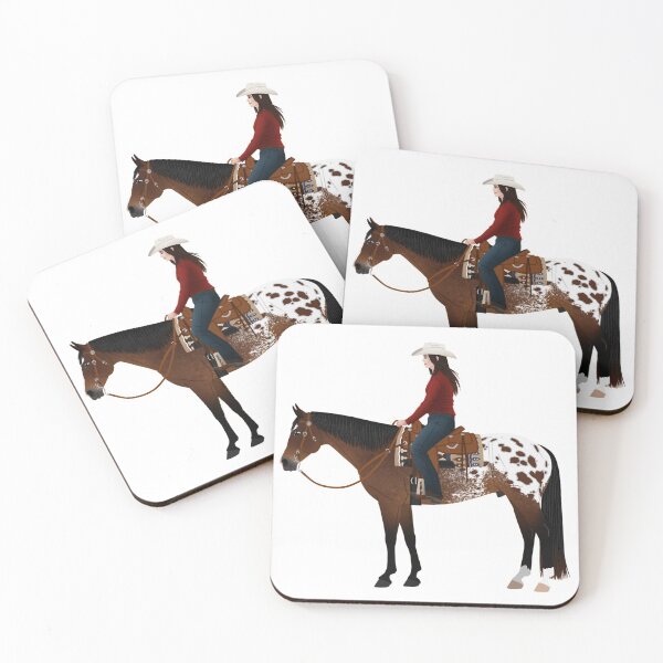 Item preview, Bay Blanket Western Appaloosa and Rider - Equine Rampaige designed and sold by equinerampaige.