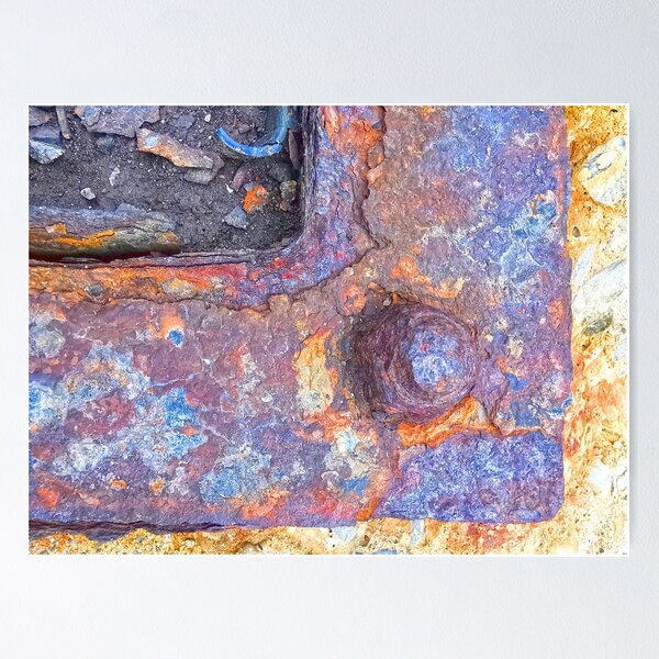 Item preview, Rusty Post Mount designed and sold by STEELGRAPHICS.