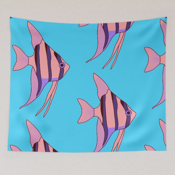 Item preview, Pink Angelfish Pop Art designed and sold by killies.