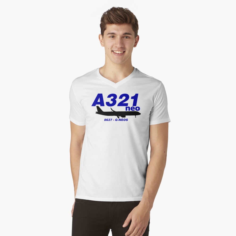 Item preview, V-Neck T-Shirt designed and sold by AvGeekCentral.