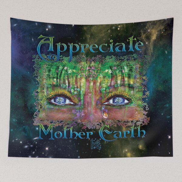 Item preview, Appreciate Mother Earth Universe Dark designed and sold by NorthernBell.