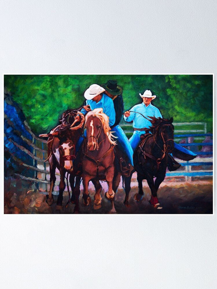 Alternate view of Rodeo Cowboys Poster