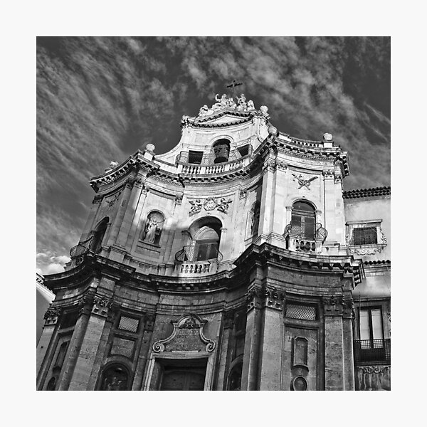 Chiesa di San Placido - Catania Photographic Print