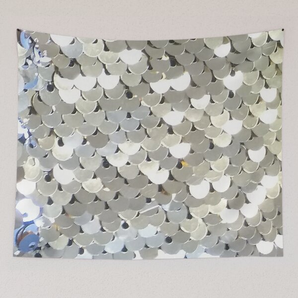 Item preview, Photographic Image of Sparkly Silver Sequins designed and sold by CrazyCraftLady.
