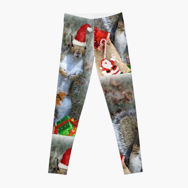 Christmas Squirrel Leggings