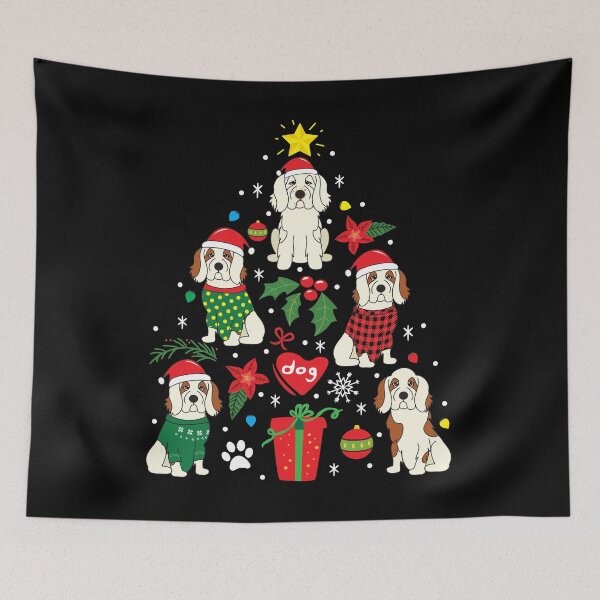 Item preview, Clumber Spaniel Christmas Ornament Tree designed and sold by rafaeltto.