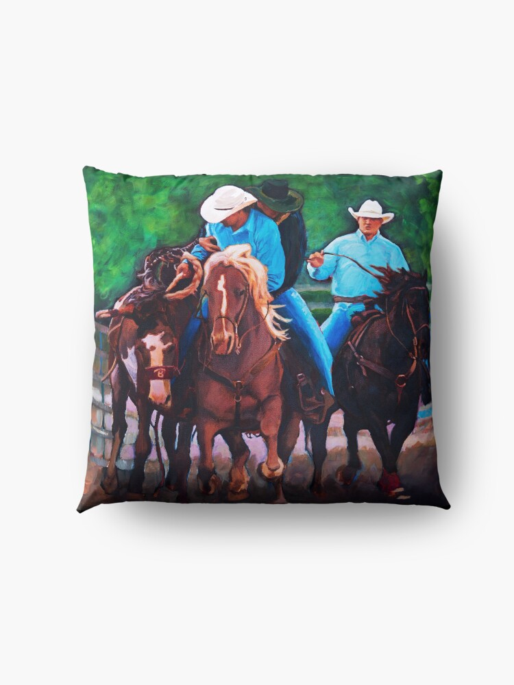 Alternate view of Rodeo Cowboys Floor Pillow