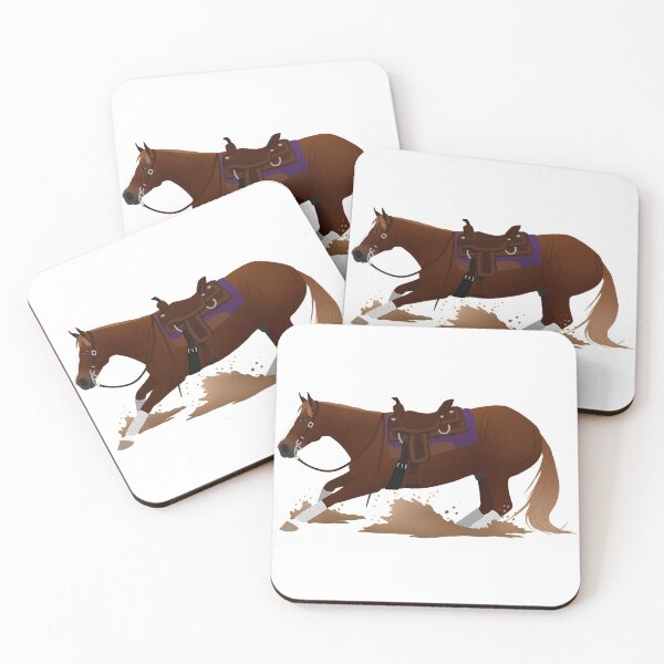 Item preview, Sorrel Cow Cutting Quarter Horse - Equine Rampaige designed and sold by equinerampaige.
