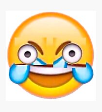 Decoración Laughing Crying Emoji Meme Redbubble - noob roblox oof funny meme dank l#U00e1mina enmarcada