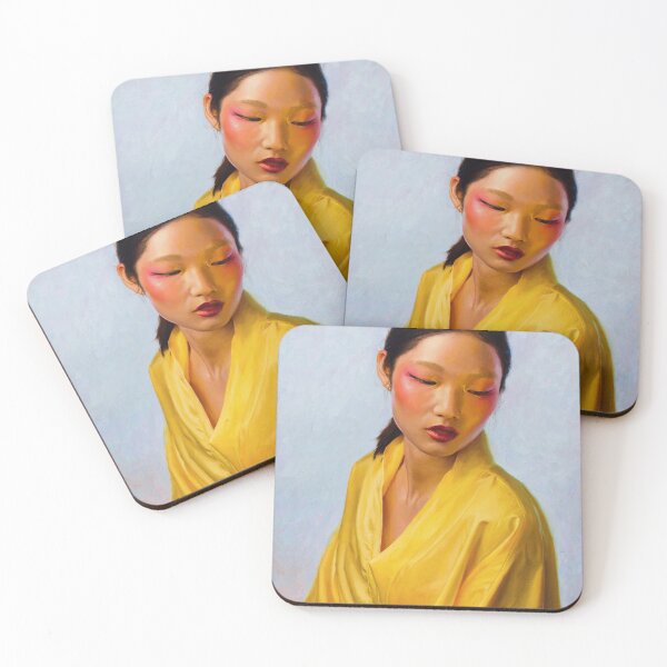Item preview, Still Waters Yellow Kimono Geisha designed and sold by pavelsokov.