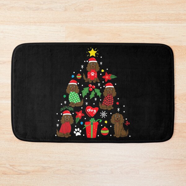 Item preview, Field Spaniel Christmas Ornament Tree designed and sold by rafaeltto.