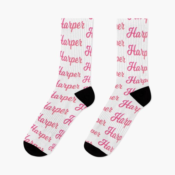 Item preview, Harper pink watercolor design girl's name designed and sold by ComicKitsch.
