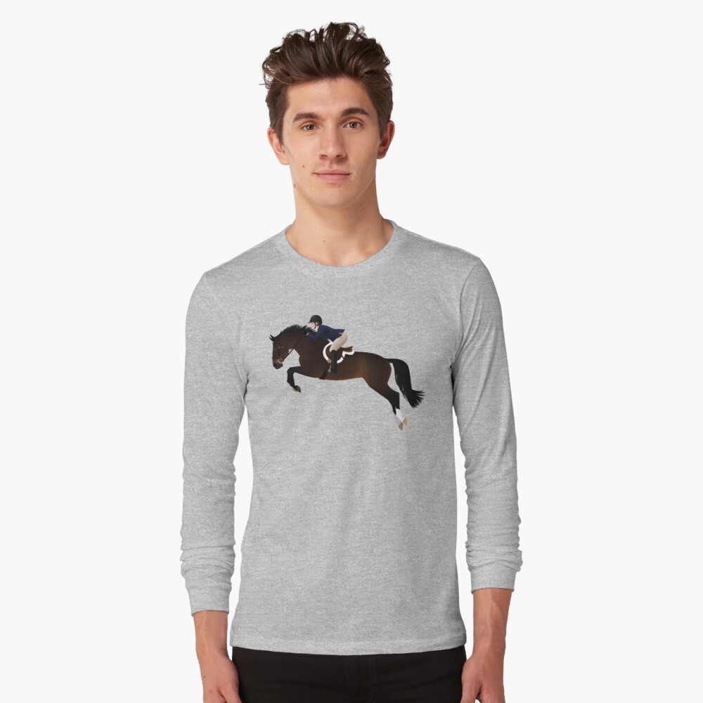 Item preview, Long Sleeve T-Shirt designed and sold by equinerampaige.