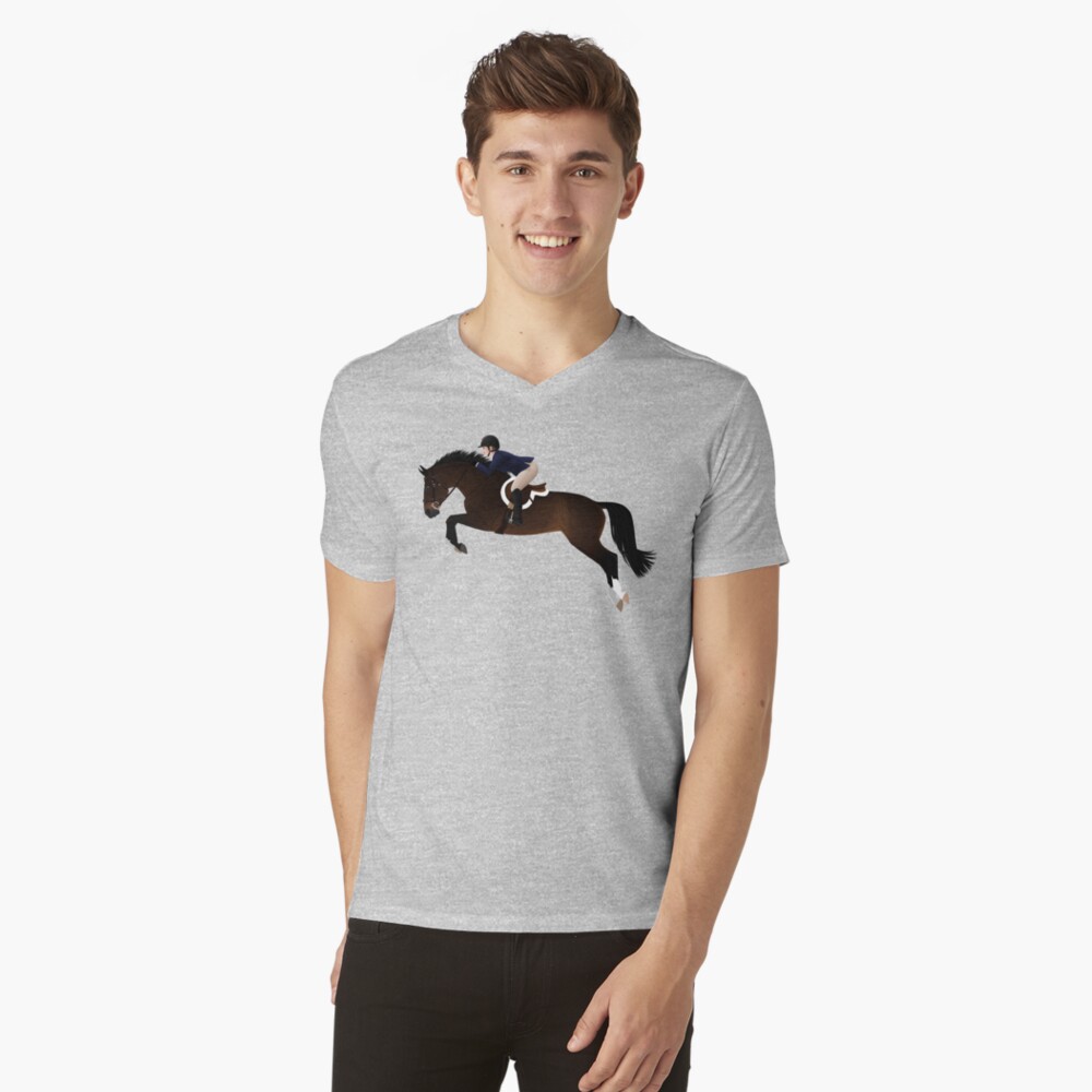 Item preview, V-Neck T-Shirt designed and sold by equinerampaige.