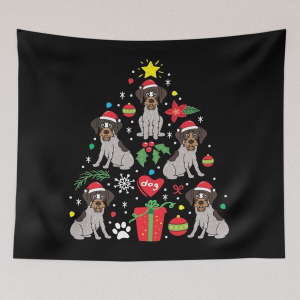 Item preview, German Wirehaired Pointer Christmas Ornament Tree designed and sold by rafaeltto.