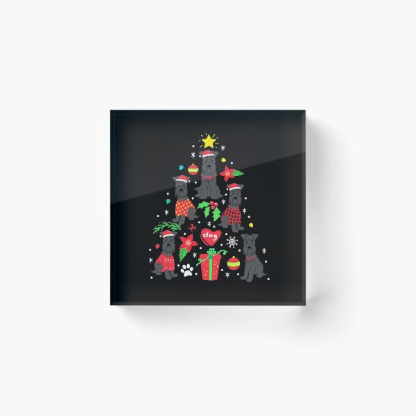Item preview, Giant Schnauzer Christmas Ornament Tree designed and sold by rafaeltto.