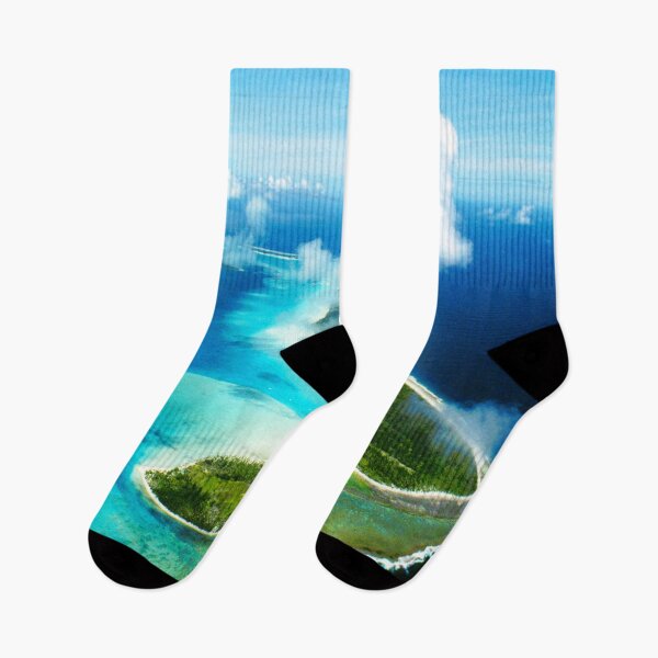 Item preview, French Polynesia Secluded, Secret Island: Aerial View Art Photo designed and sold by DEC02.