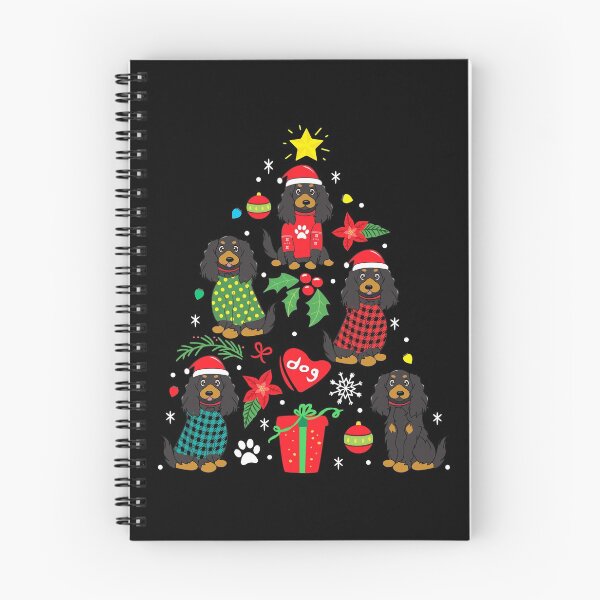 Artikelvorschau, Gordon setter Christmas Ornament Tree entworfen und verkauft von rafaeltto.