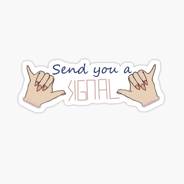 Twice Signal Sticker For Sale By Cyphermeghan Redbubble