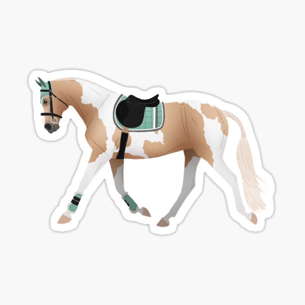 Item preview, Palomino Pinto Horse - Equine Rampaige designed and sold by equinerampaige.