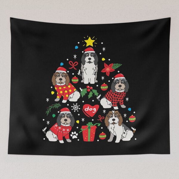Item preview, Petit Basset Griffon Vendeen Christmas Ornament Tree designed and sold by rafaeltto.
