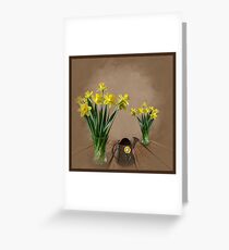 Daffodils. Greeting Card