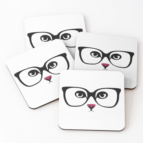 Item preview, Cat with glasses designed and sold by yenniverdesign.